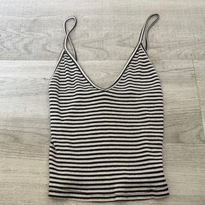 B&W STRIPED TANK TOP